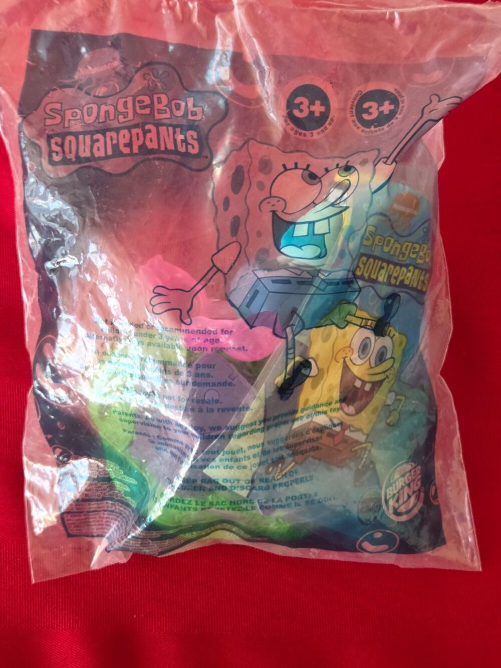 2002 SPONGEBOB SQUAREPANTS, JELLY FISH FIELDS TOY, MINT IN THE PACKAGE!!!